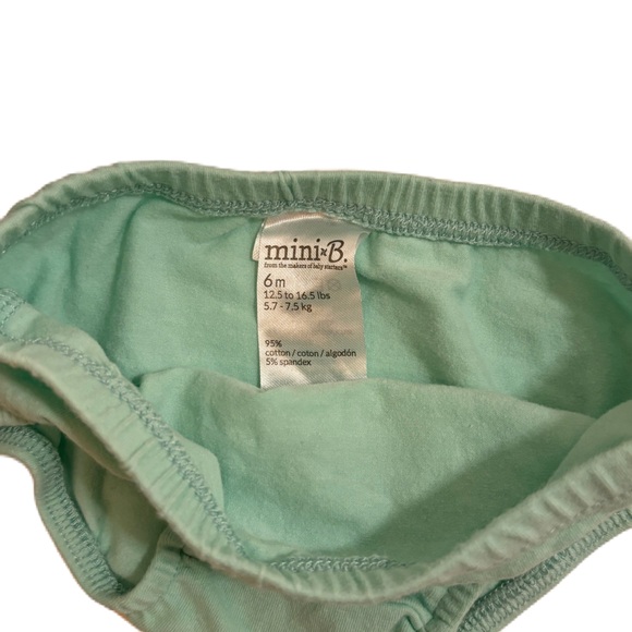 Mini B Tulle Green sparkle dress Size 6 Months with bottom piece - Picture 5 of 8